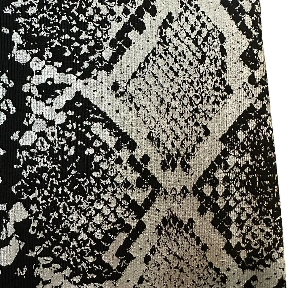 Parker Olida Foiled Python Print Dress Size Small - Picture 6 of 12